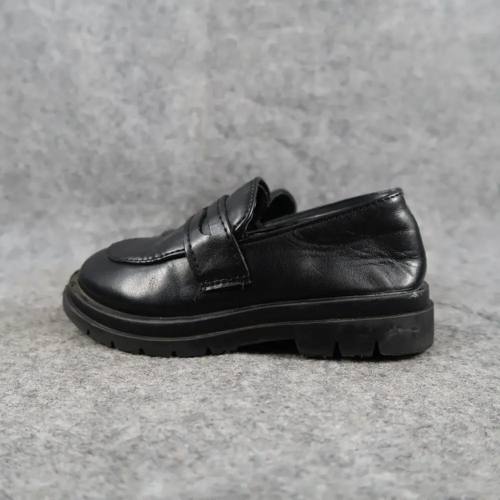 Shoes Penny Loafers Toddler Kids 8 Slip On Dressy Casual Black Classic Formal